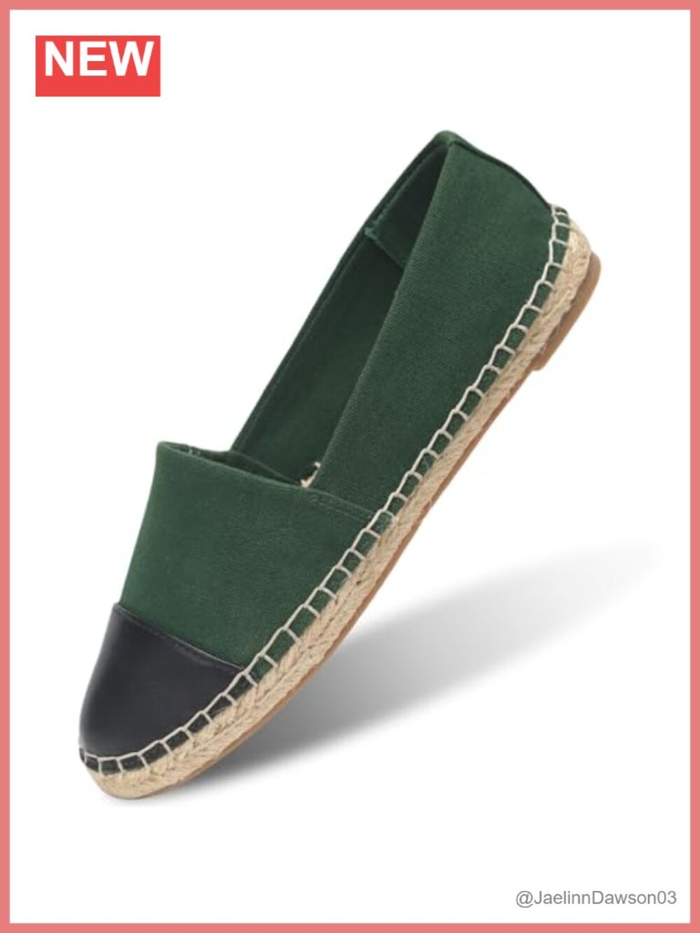 Espadrille Flats for Women Canvas Loafers Slip On Breathable Casual Comfort